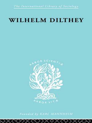 cover image of William Dilthey